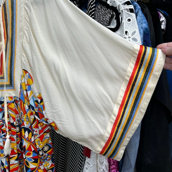 Tory Burch Multicolor Geometric Maxi Dress - Picture 6 of 9